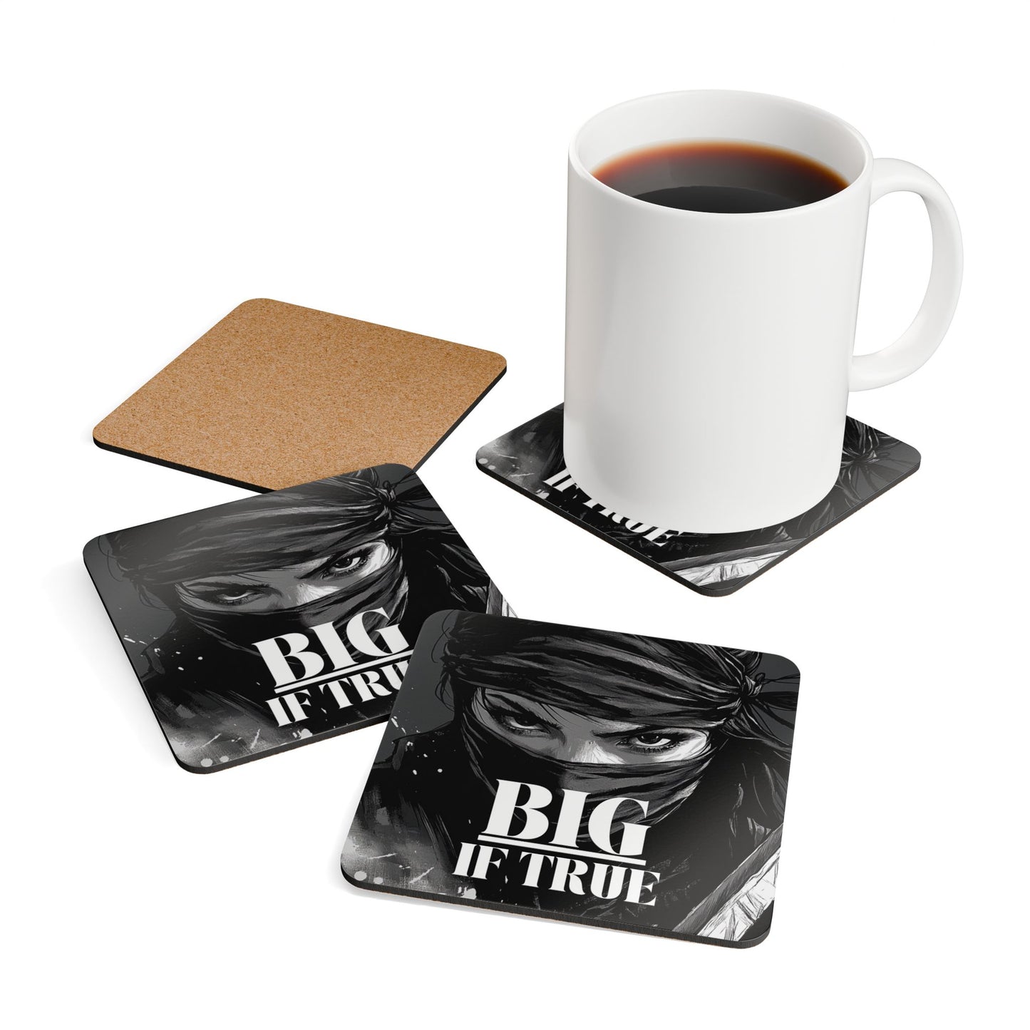 "Big if True" Coaster Set
