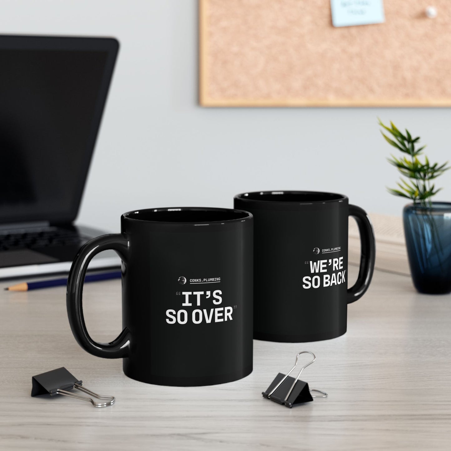 The Conks 'It's So Over, We're So Back' Mug