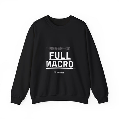 Never Go Full Macro Sweater (Black)