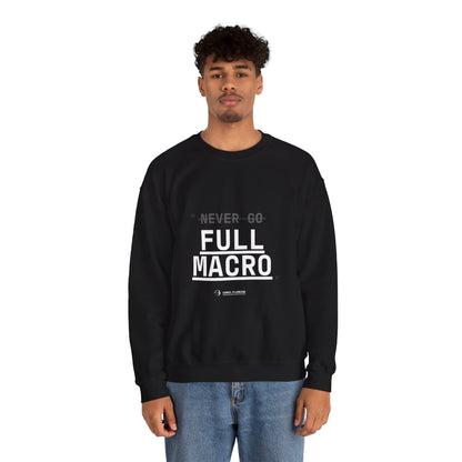 Never Go Full Macro Sweater (Black)